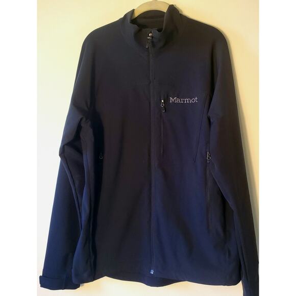 Marmot M3 Full Zip Windproof Jacket Black L900936 Men's Large L Bero Lightweight - Picture 1 of 10